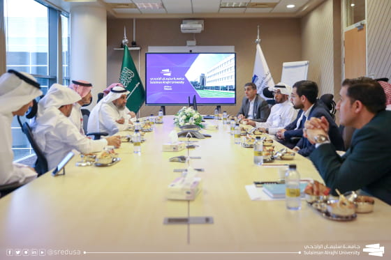 جامعة سليمان الراجحي تستقبل وفد شركة McGraw Hill لبحث تعزيز الشراكات الأكاديمية